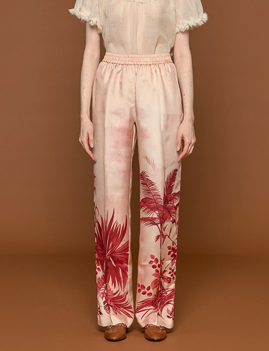 pantalone doride rosa chiaro palme - for restless sleepers - pantalone