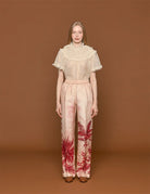 pantalone doride rosa chiaro palme - for restless sleepers - pantalone