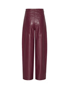 pantalone ecoleather zinfandel bordeaux - Frida SRL