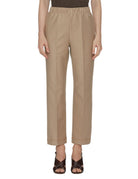 pantalone elastico bulldenim sabbia - mm by max mara - pantalone