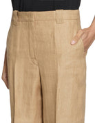 pantalone elys lino deserto - Frida SRL