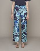 pantalone etere azzurro blu campanule - for restless sleepers - pantalone