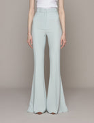 pantalone flare cady teal agave - hebe studio - pantalone