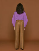 pantalone flared caramel - Frida SRL
