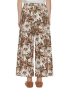 pantalone flower cielo - mm by max mara - pantalone