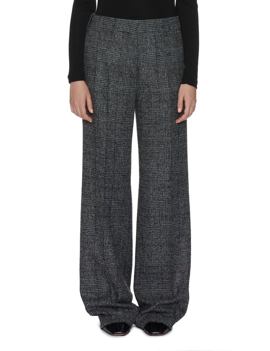 pantalone galles filo lurex grigio nero - n21 alessandro dell'acqua - pantalone