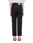 pantalone jersey effetto denim blu - max mara leisure - pantalone