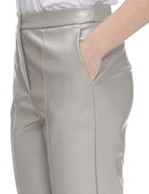 pantalone jersey effetto nappa nebbia - Frida SRL