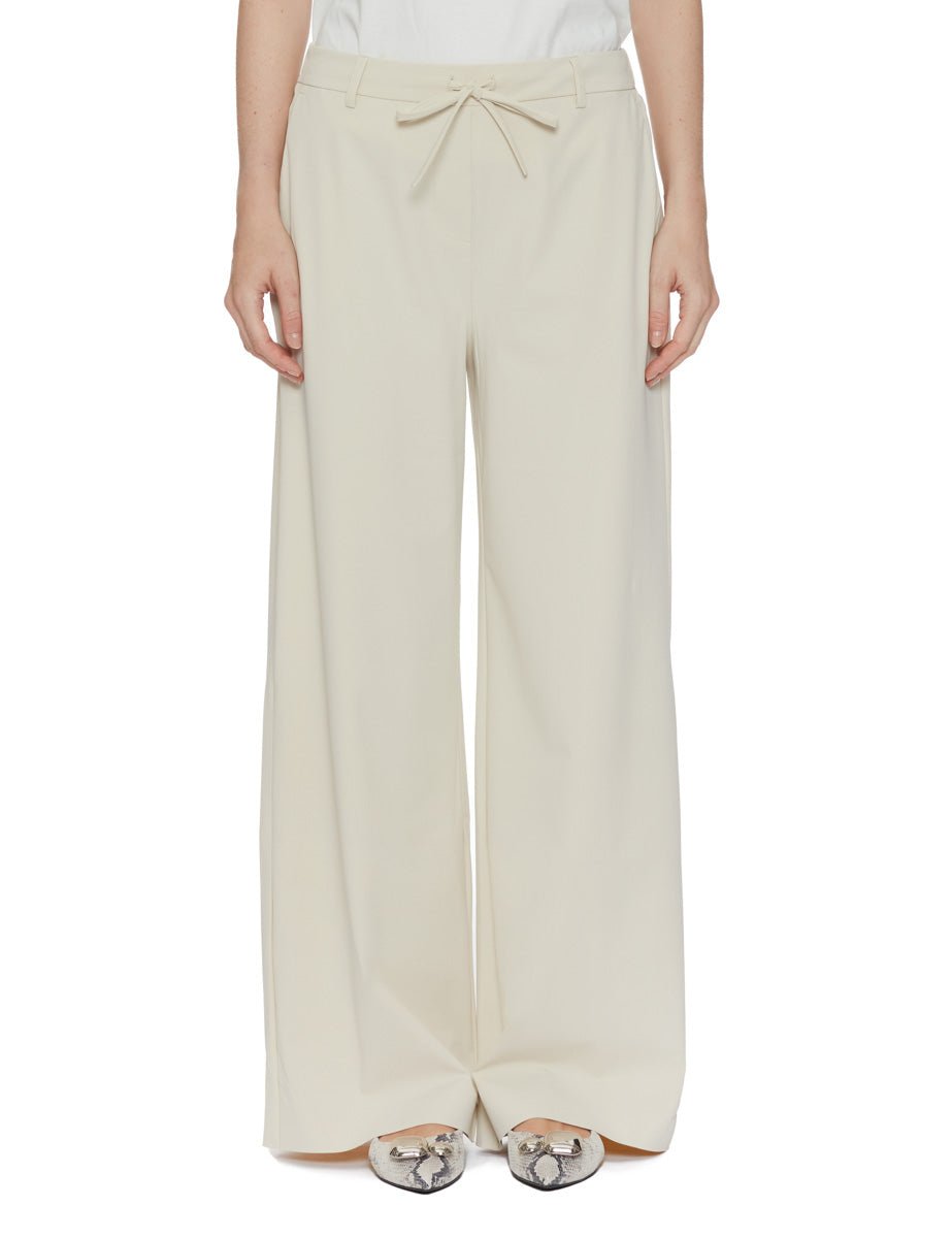 pantalone jersey tecnico sabbia - mm by max mara - pantalone