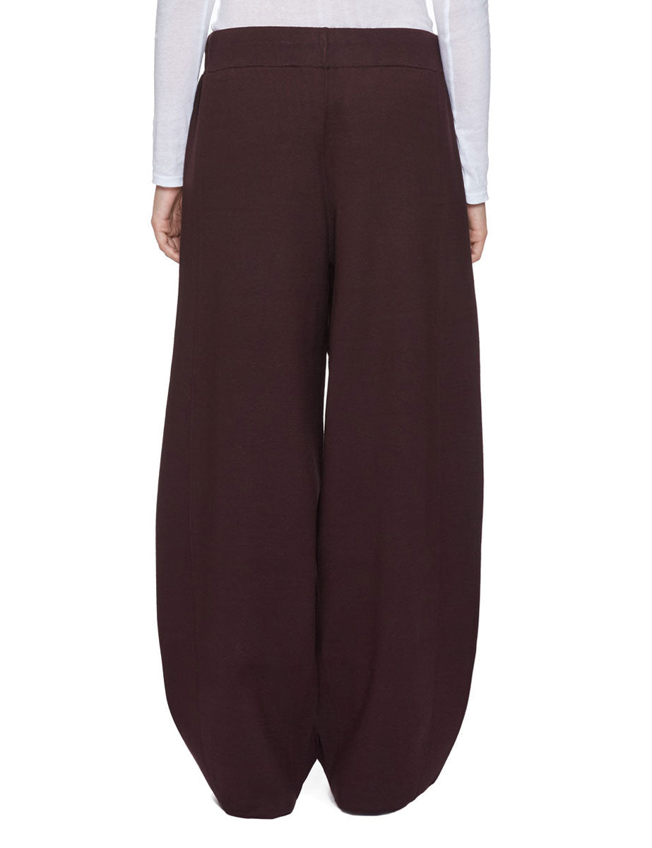 pantalone jogger maglia cioccolato - beatrice b - pantalone