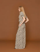 pantalone josephine hieroglyph black - muzungu sisters - pantalone