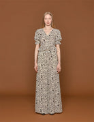 pantalone josephine hieroglyph black - muzungu sisters - pantalone