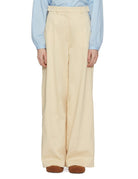 pantalone linda over vaniglia - jejia - pantalone