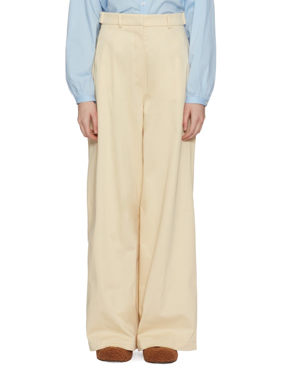 pantalone linda over vaniglia - jejia - pantalone