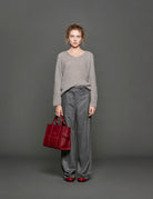 pantalone maschile over spina di pesce - Frida SRL
