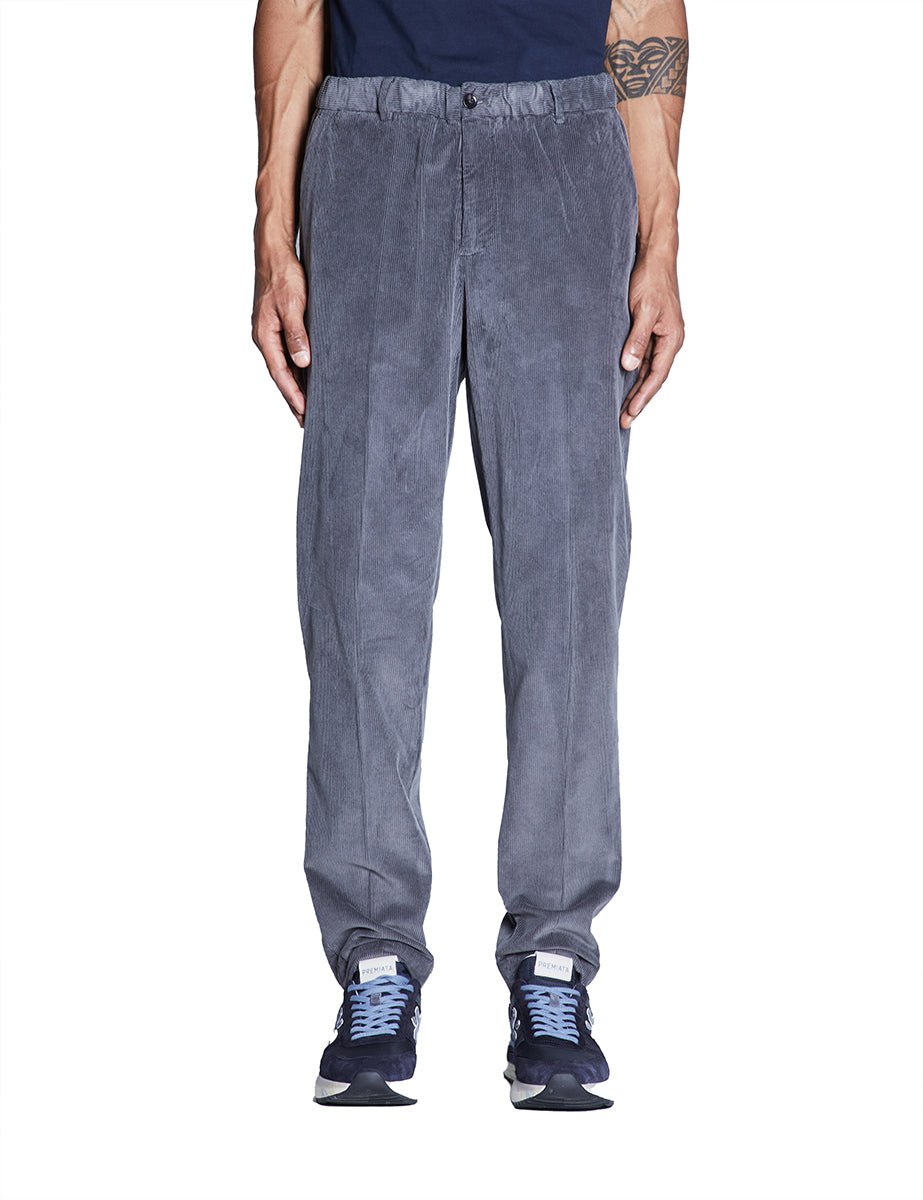 pantalone millerighe velluto grigio - briglia 1949 - pantalone casual
