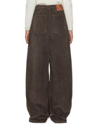pantalone over velluto superflare cacao - alysi - pantalone
