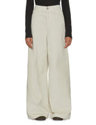 pantalone over velluto superflare gesso - alysi - pantalone