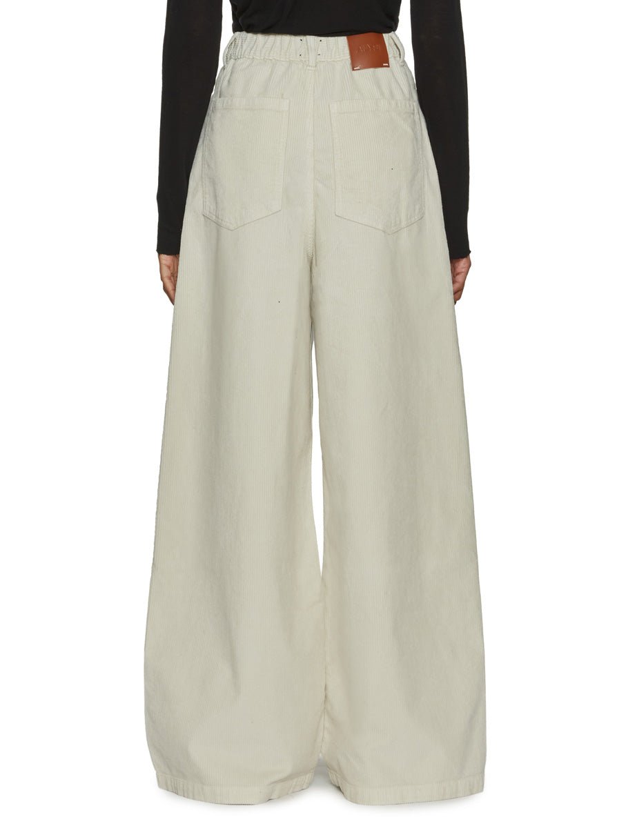 pantalone over velluto superflare gesso - alysi - pantalone