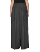 pantalone palazzo flanella antracite - Frida SRL