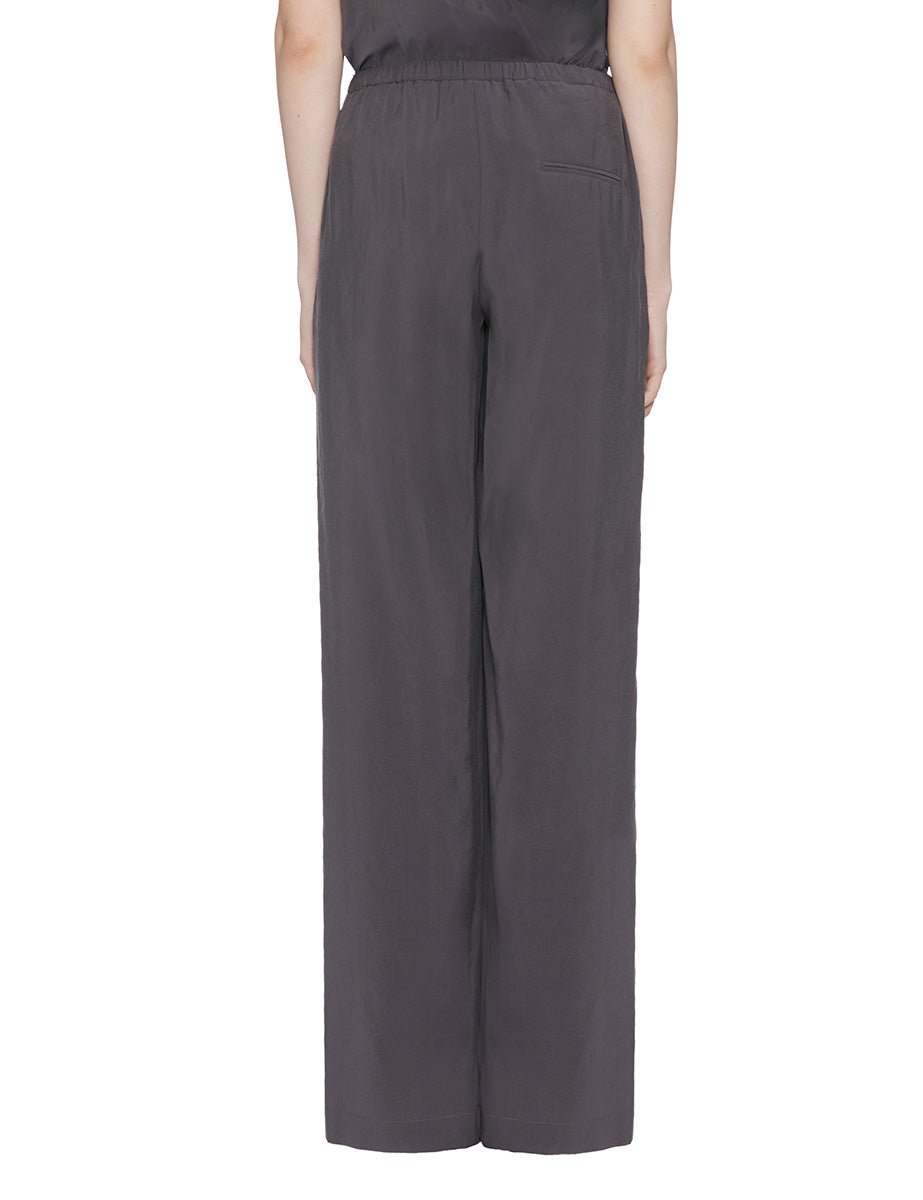 pantalone palazzo grey purple - alysi - pantalone