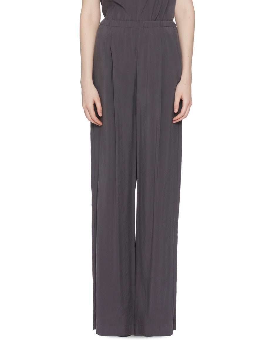 pantalone palazzo grey purple - alysi - pantalone