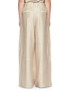 pantalone palazzo ramie cotone corda - alpha - pantalone