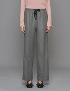 pantalone panno di lana grigio - Frida SRL