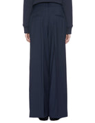 pantalone pinces morbido blu - n21 alessandro dell'acqua - pantalone