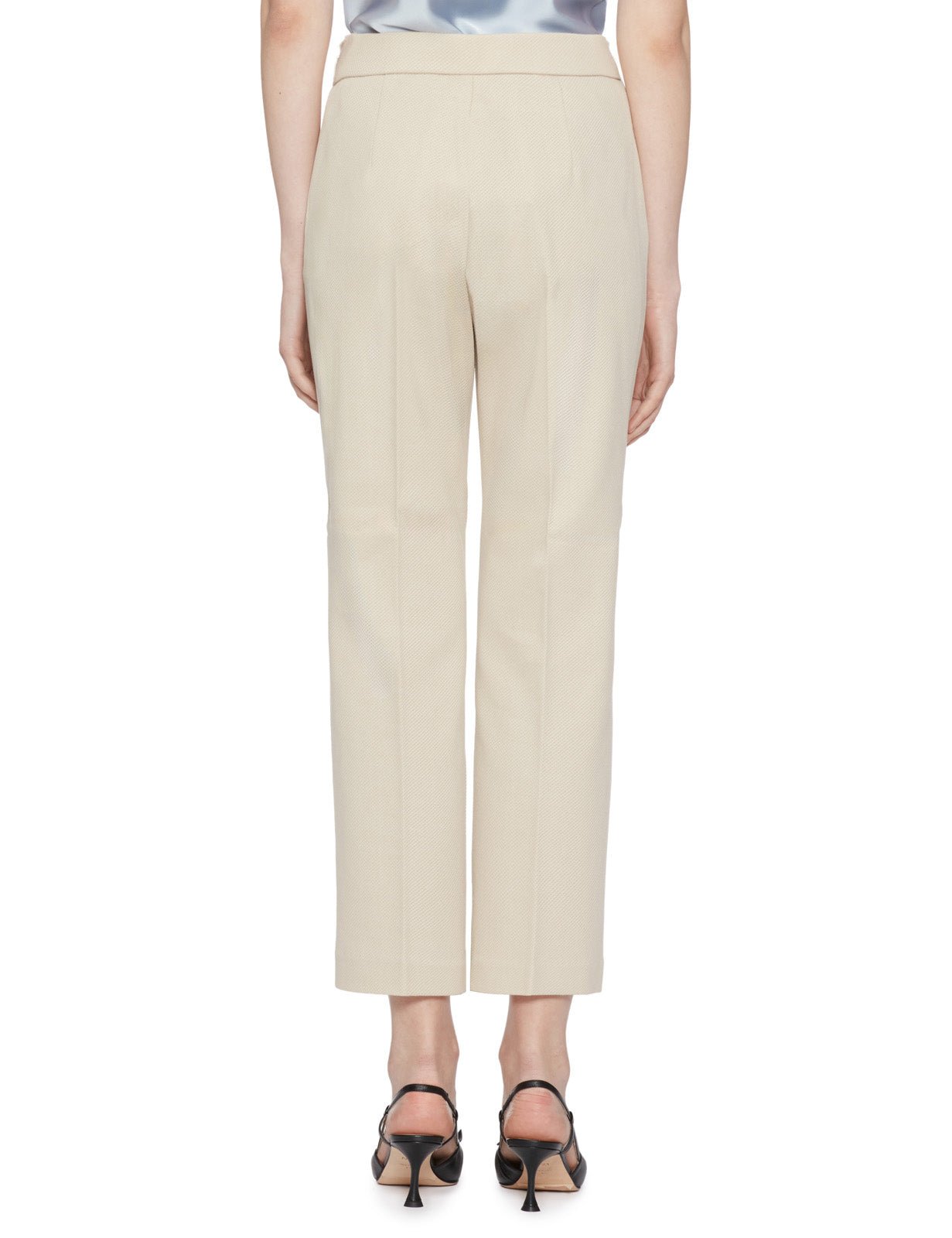 pantalone piquet dritto tela - max mara - pantalone