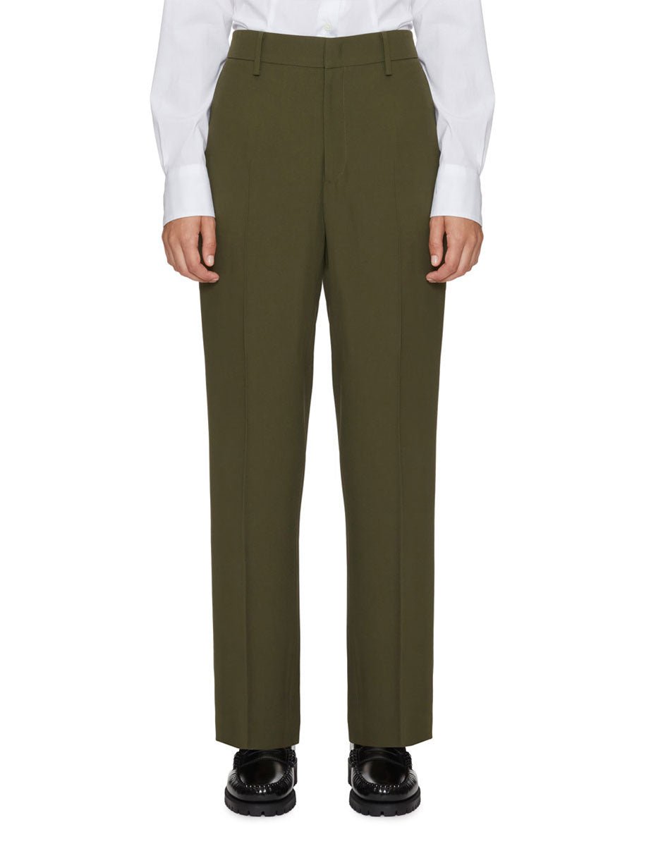 pantalone regular fit verde muschio - n21 alessandro dell'acqua - pantalone