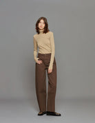 pantalone rhinestone cioccolato - Frida SRL