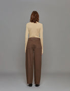pantalone rhinestone cioccolato - Frida SRL