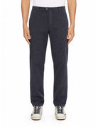 pantalone robin slim blu prussia - teleria zed - pantalone casual