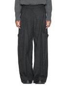 pantalone ryan pied de poule tasconato grigio blu - jejia - pantalone