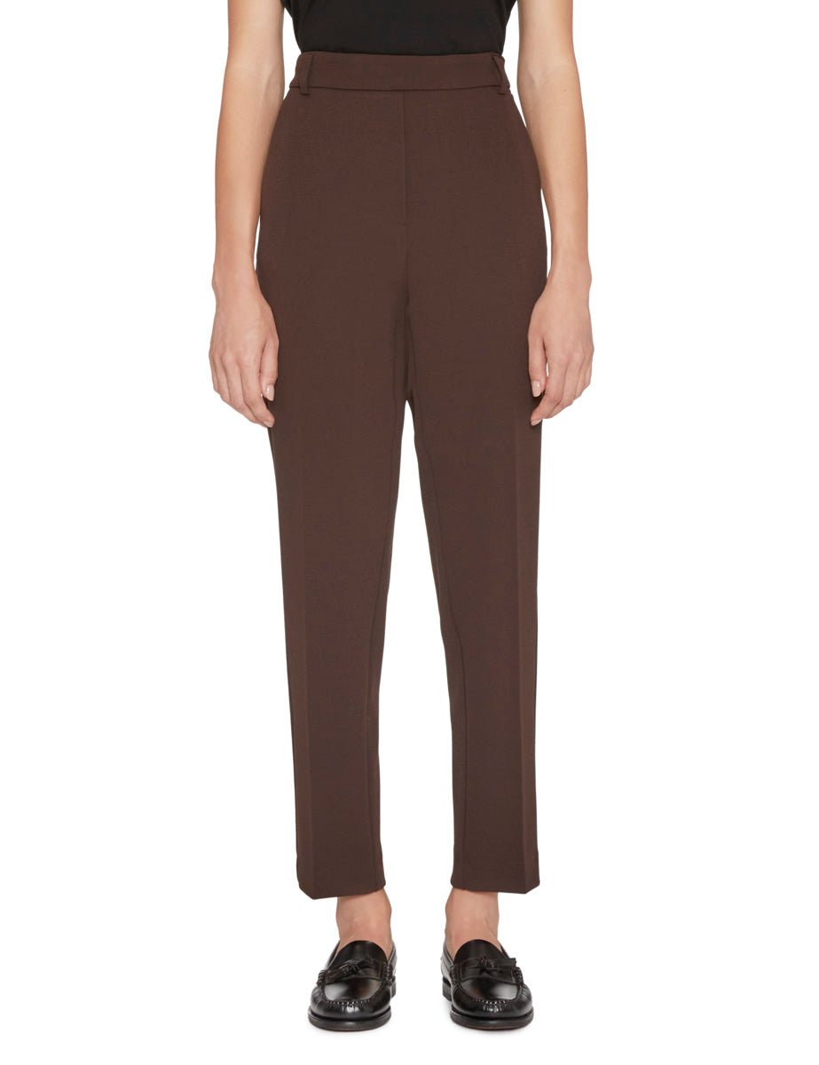 pantalone scuba crepe caffe - blufrida - pantalone