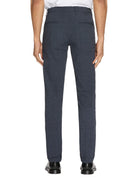 pantalone seersucker blu quadro - Frida SRL