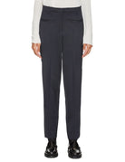 pantalone slim tessuto blu - n21 alessandro dell'acqua - pantalone