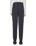 pantalone slim tessuto blu - n21 alessandro dell'acqua - pantalone