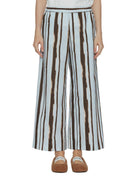 pantalone stripes moro - mm by max mara - pantalone