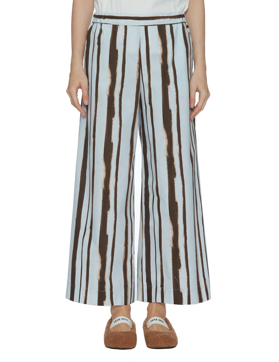 pantalone stripes moro - mm by max mara - pantalone