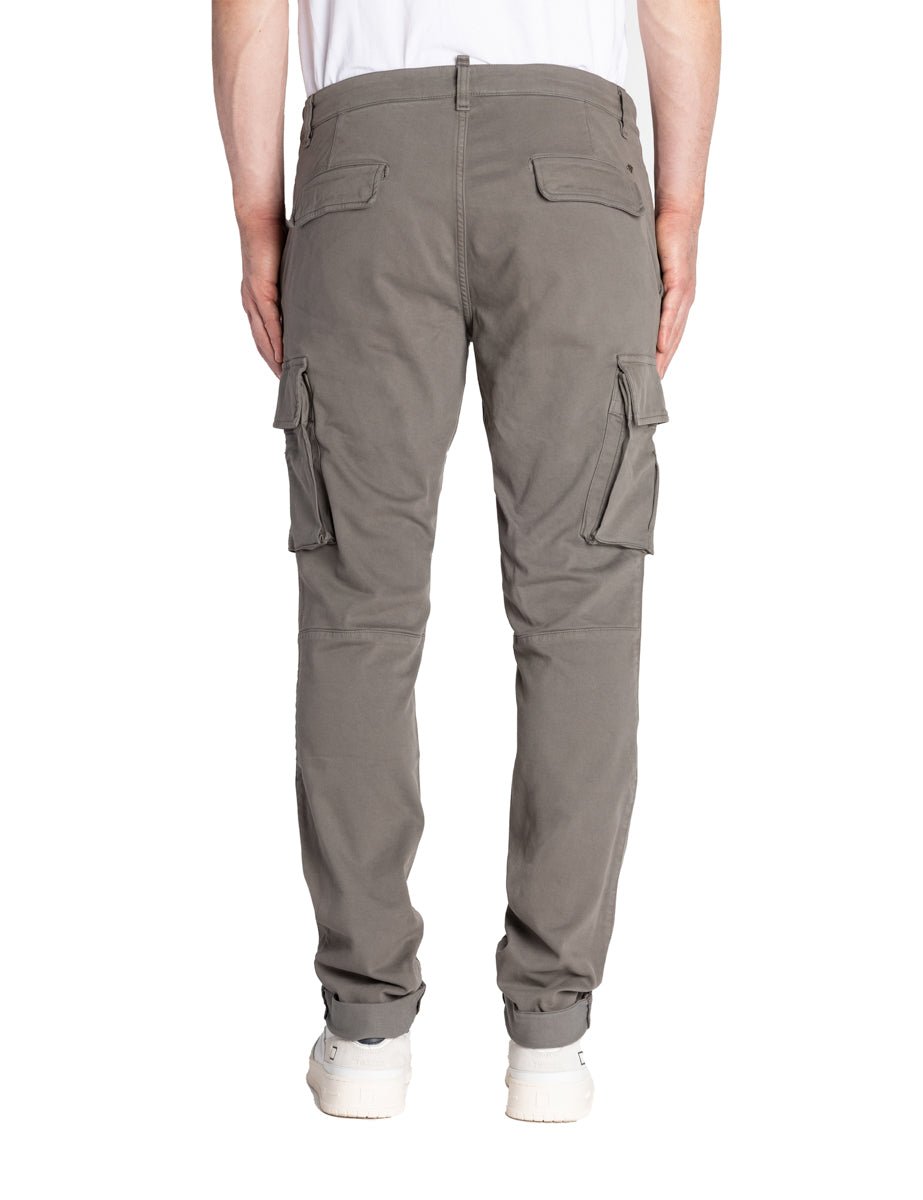 pantalone tascone cotone modal grigio - mason's - pantalone casual