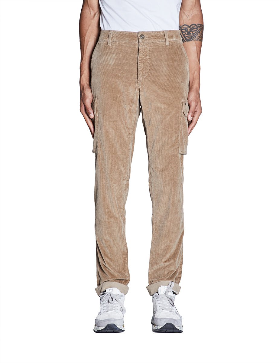 pantalone tasconi velluto tortora - mason's - pantalone casual