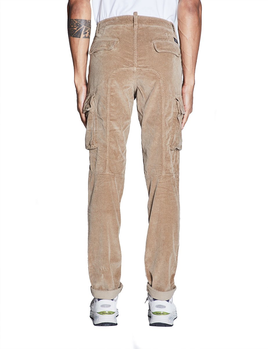 pantalone tasconi velluto tortora - mason's - pantalone casual