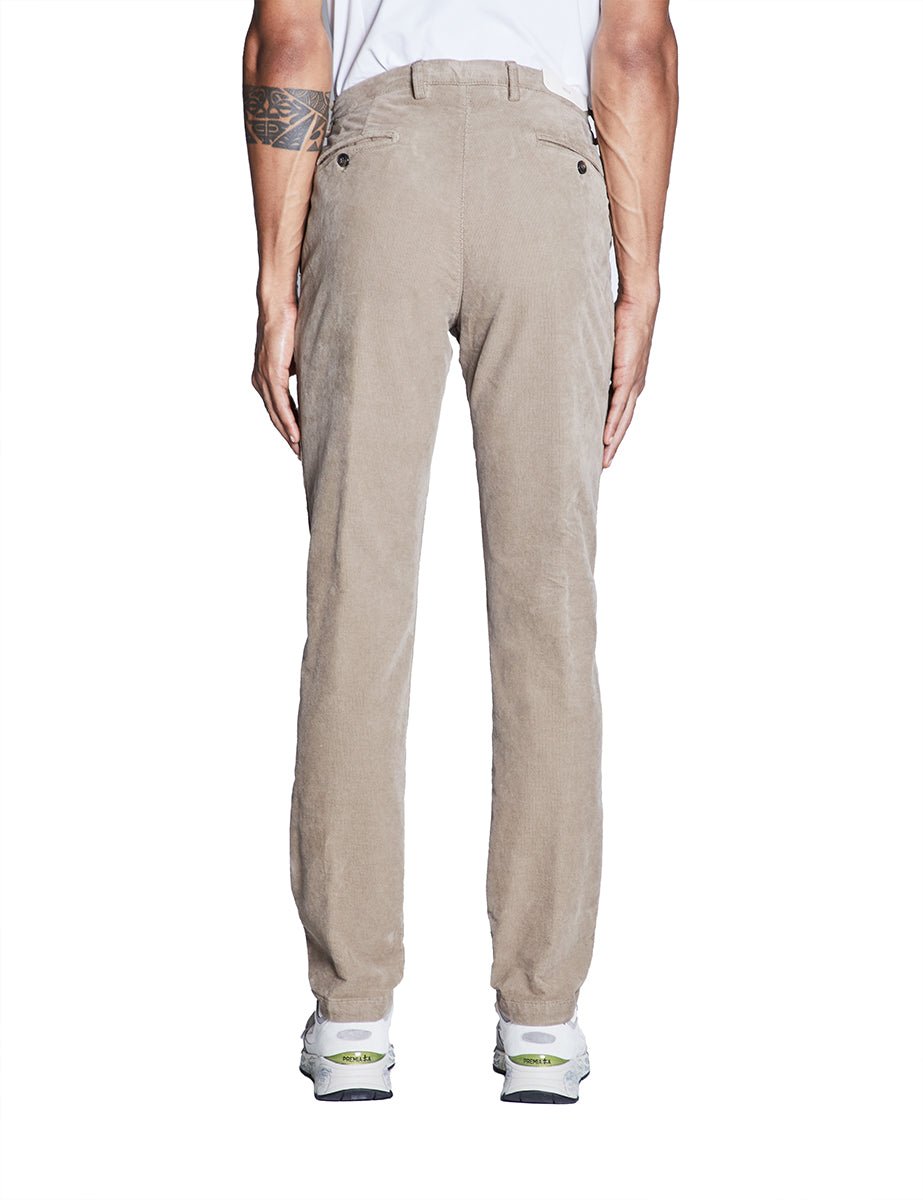 pantalone velluto armaturato beige - briglia 1949 - pantalone casual