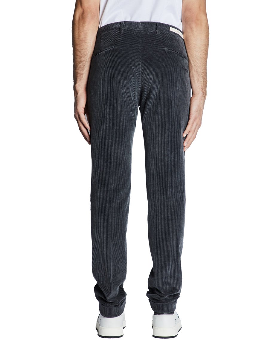 pantalone velluto millerighe grigio - briglia 1949 - pantalone casual