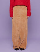 pantalone velluto rocciatore cammello - blufrida - pantalone