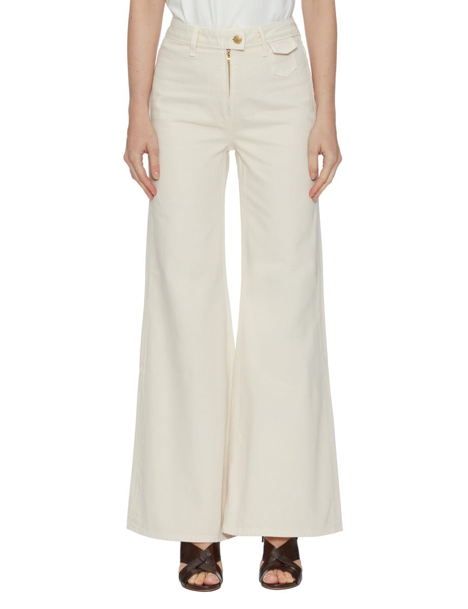pantalone vita alta odelia cowrie - ulla johnson - pantalone