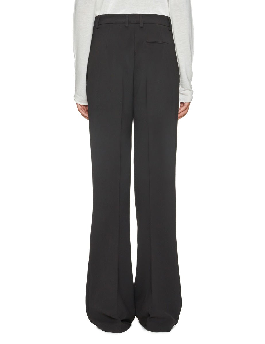 pantalone zampa nero - blufrida - pantalone