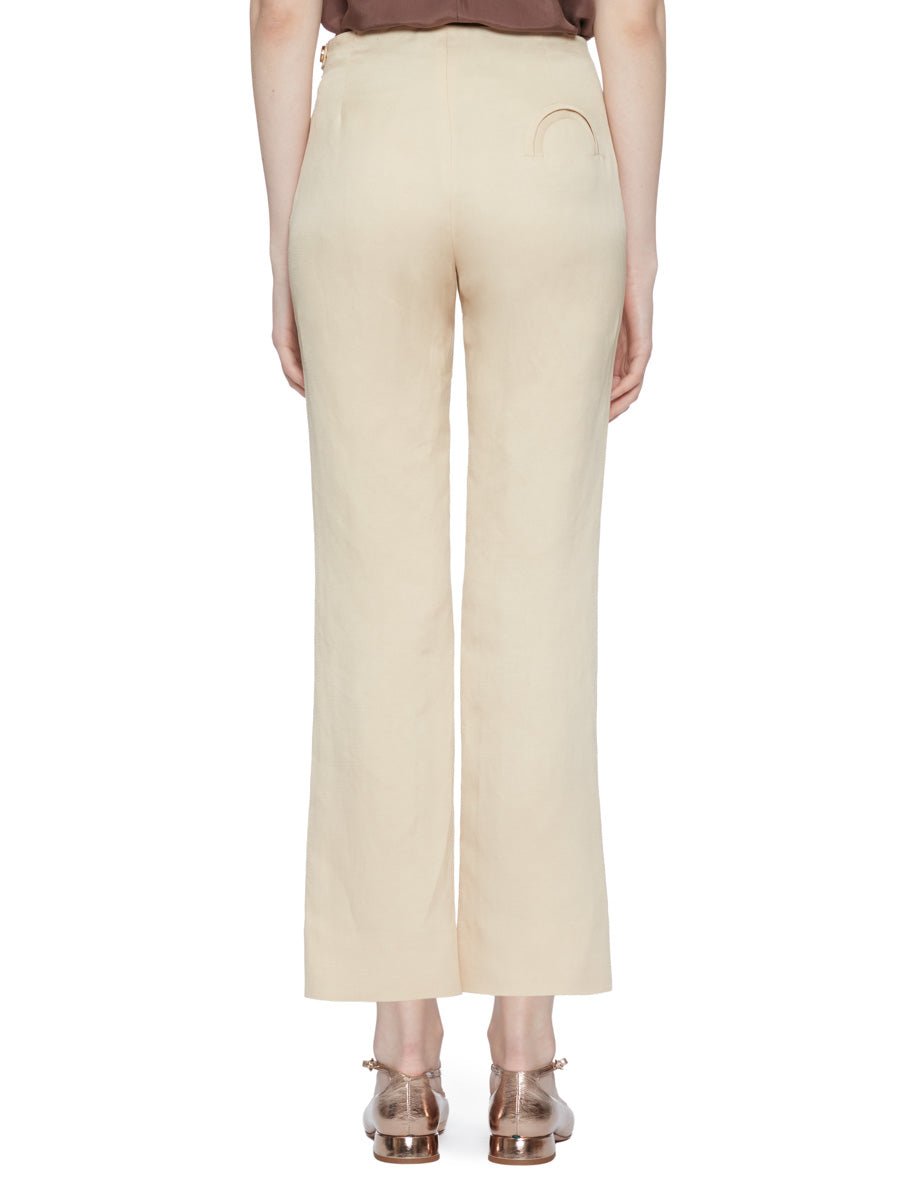 pantaloni morelia flare champagne - blaze - pantalone